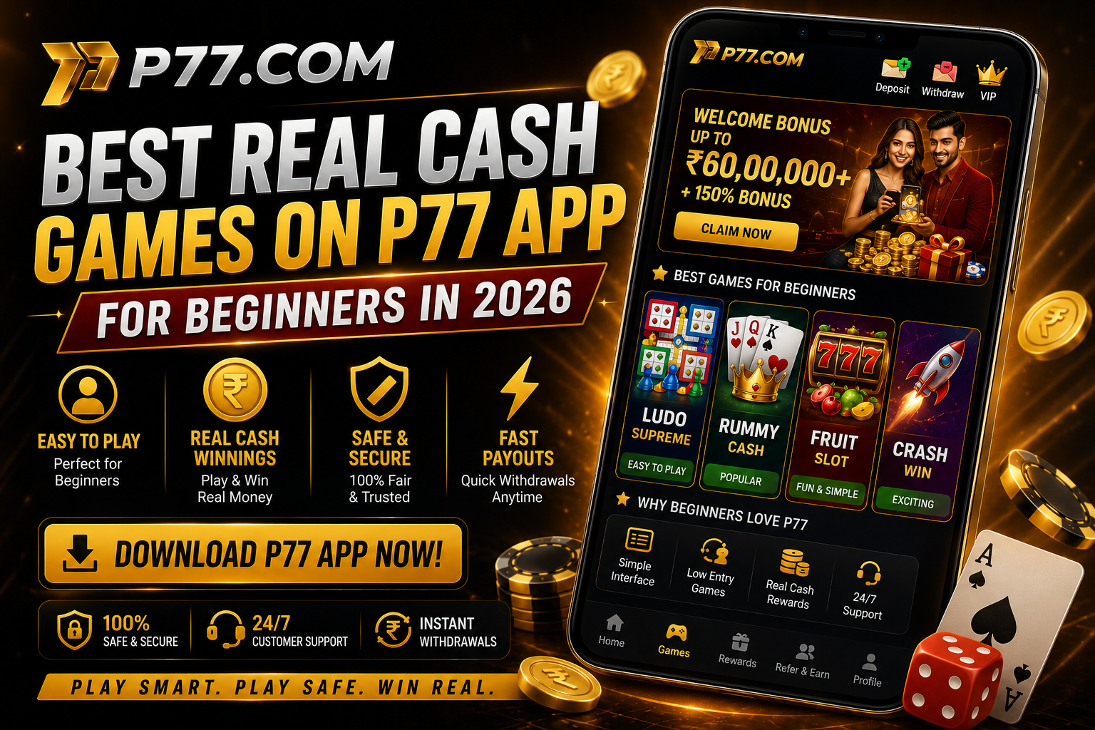 Top real money games in India